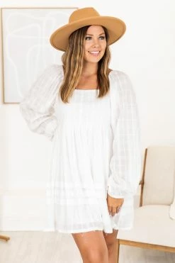 Wholesale 💯 Pink Lily Take Your Time Cream Mini 👗 Dress 😍 -Cheap dresses Store 183872 2 650x