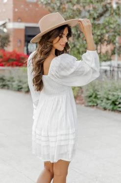 Wholesale 💯 Pink Lily Take Your Time Cream Mini 👗 Dress 😍 -Cheap dresses Store 183872 takeyourtimecream 4 650x