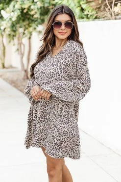 Top 10 😍 Pink Lily There's Your Trouble Collared Leopard Print Mini 👗 Dress 🌟 -Cheap dresses Store 183884 there syourtrouble 183186 heidichestnut 3 650x