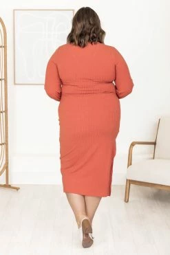 Top 10 😍 Pink Lily When I'm With You Rust Ribbed Cinched Bust Midi 👗 Dress FINAL SALE 😍 -Cheap dresses Store 183976 4 0212e055 6d11 4519 b0b3 9e072b10e922 650x