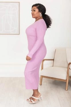 Best deal π₯° Pink Lily You've Got The Look Purple Knit Open Back Midi π Dress π 30 Best deal π₯° Pink Lily You've Got The Look Purple Knit Open Back Midi π Dress π -Cheap dresses Store 184036 11 650x