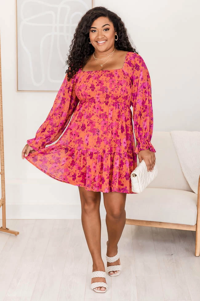 Flash Sale β€οΈ Pink Lily Intrigue Me Red And Fuchsia Floral Long Sleeve π Dress FINAL SALE β€οΈ 11 Flash Sale β€οΈ Pink Lily Intrigue Me Red And Fuchsia Floral Long Sleeve π Dress FINAL SALE β€οΈ - Image 11