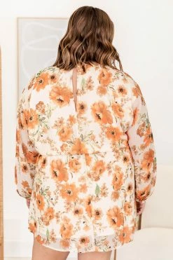 Wholesale 😉 Pink Lily Forever After All Orange Floral Belted Mini 👗 Dress FINAL SALE 🥰 -Cheap dresses Store 184212 13 650x