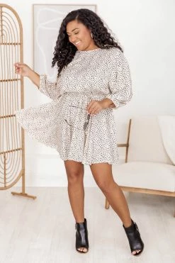 Budget π Pink Lily Just Can't Say Goodbye Beige Spotted Mini π Dress π₯ 27 Budget π Pink Lily Just Can't Say Goodbye Beige Spotted Mini π Dress π₯ -Cheap dresses Store 184214 7 650x