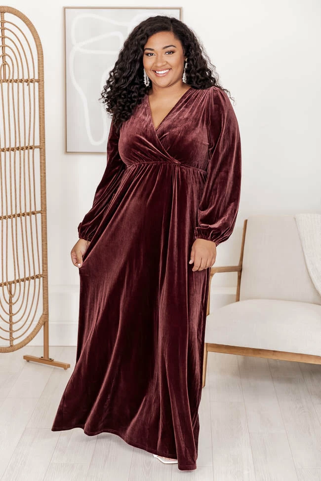 Budget βοΈ Pink Lily Cross Your Mind Plum Velvet Maxi π Dress FINAL SALE π― 12 Budget βοΈ Pink Lily Cross Your Mind Plum Velvet Maxi π Dress FINAL SALE π― - Image 12