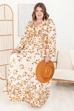 New ✨ Pink Lily More Days Like This Brown Leaf Print Maxi 👗 Dress FINAL SALE 🛒 -Cheap dresses Store 184366 4 33d4ed54 c920 4d68 9496 80f9b244058a 650x