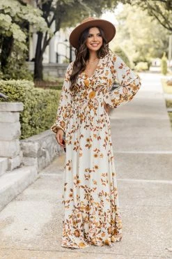 New ✨ Pink Lily More Days Like This Brown Leaf Print Maxi 👗 Dress FINAL SALE 🛒 -Cheap dresses Store 184366 moredayslikethis 174118 differenttimezonesmocha 175474 randi 8 650x