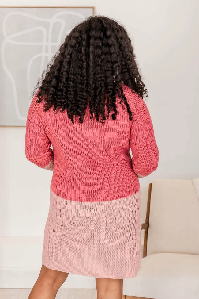 Cheapest π Pink Lily Parting Ways Pink Colorblock Turtleneck Sweater π Dress FINAL SALE π 13 Cheapest π Pink Lily Parting Ways Pink Colorblock Turtleneck Sweater π Dress FINAL SALE π - Image 13