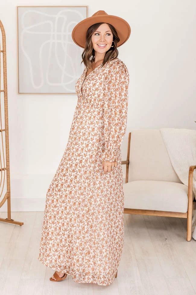 Buy β Pink Lily Beautifully You Brown Floral Maxi π Dress FINAL SALE β€οΈ 8 Buy β Pink Lily Beautifully You Brown Floral Maxi π Dress FINAL SALE β€οΈ - Image 8