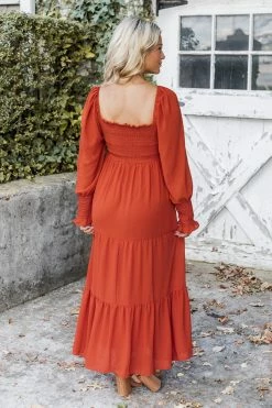 Hot Sale β Pink Lily Momentary Phase Rust Smocked Bust Maxi π Dress FINAL SALE π 19 Hot Sale β Pink Lily Momentary Phase Rust Smocked Bust Maxi π Dress FINAL SALE π -Cheap dresses Store 184484 7 650x