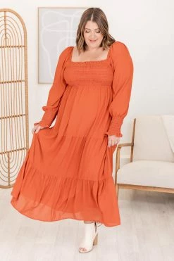 Hot Sale β Pink Lily Momentary Phase Rust Smocked Bust Maxi π Dress FINAL SALE π 26 Hot Sale β Pink Lily Momentary Phase Rust Smocked Bust Maxi π Dress FINAL SALE π -Cheap dresses Store 184484 8 650x