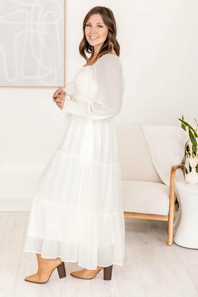 Outlet β Pink Lily Momentary Phase Cream Smocked Bust Maxi π Dress βοΈ 11 Outlet β Pink Lily Momentary Phase Cream Smocked Bust Maxi π Dress βοΈ - Image 11