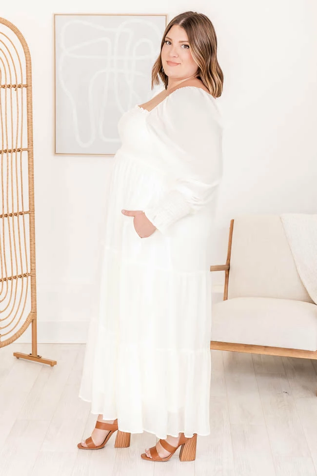 Outlet β Pink Lily Momentary Phase Cream Smocked Bust Maxi π Dress βοΈ 14 Outlet β Pink Lily Momentary Phase Cream Smocked Bust Maxi π Dress βοΈ - Image 14