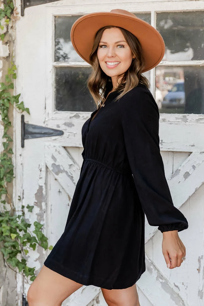 Best Pirce π― Pink Lily State Of Success Black Button Front π Dress π 4 Best Pirce π― Pink Lily State Of Success Black Button Front π Dress π - Image 4