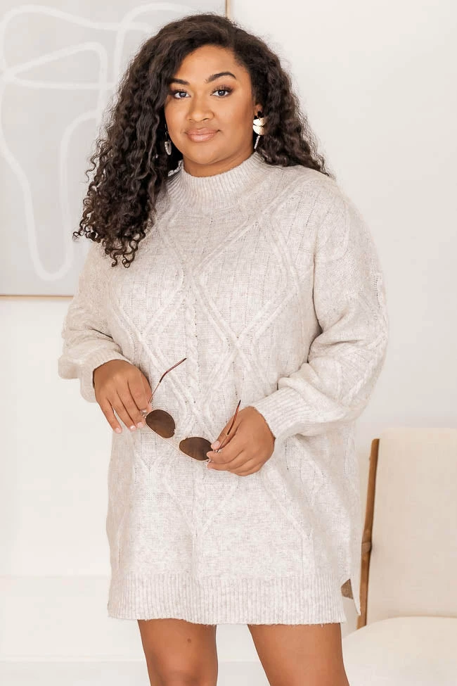 Cheap β€οΈ Pink Lily A Step Ahead Beige Textured Mock Neck Sweater π Dress FINAL SALE β¨ 9 Cheap β€οΈ Pink Lily A Step Ahead Beige Textured Mock Neck Sweater π Dress FINAL SALE β¨ - Image 9