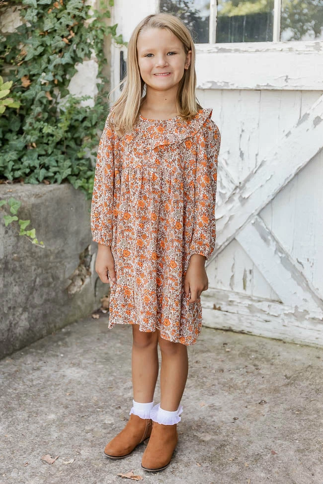Flash Sale π₯° Pink Lily Put On A Show Kids Orange Floral Midi π Dress FINAL SALE π 1 Flash Sale π₯° Pink Lily Put On A Show Kids Orange Floral Midi π Dress FINAL SALE π