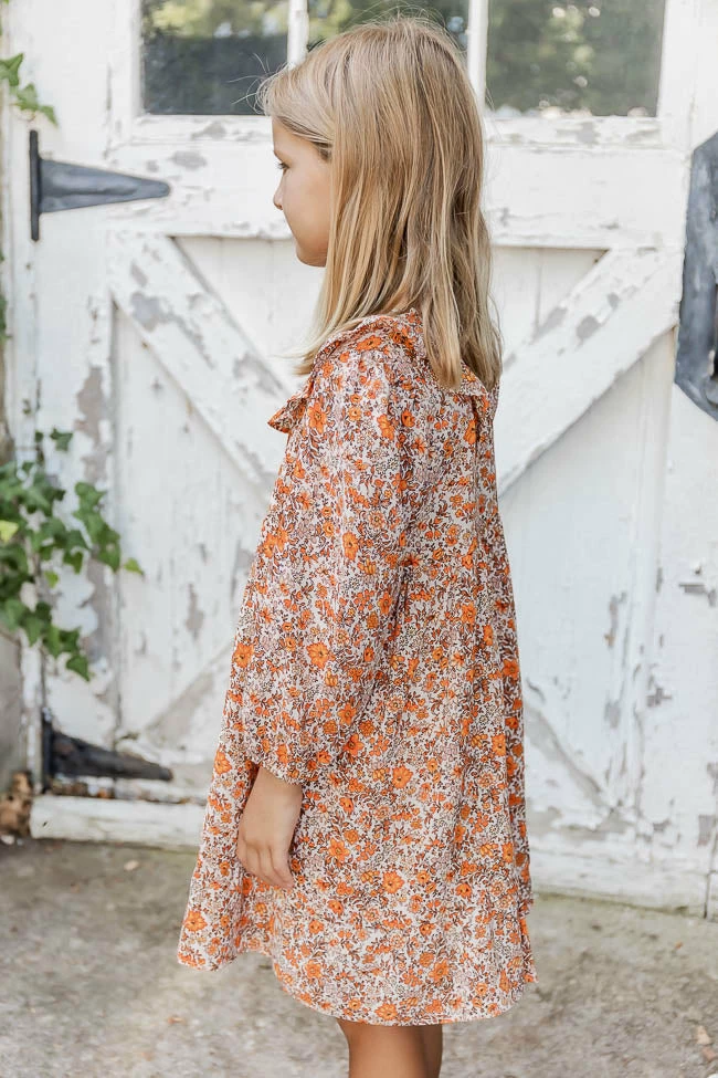 Flash Sale π₯° Pink Lily Put On A Show Kids Orange Floral Midi π Dress FINAL SALE π 3 Flash Sale π₯° Pink Lily Put On A Show Kids Orange Floral Midi π Dress FINAL SALE π - Image 3
