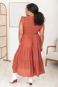 Budget 😍 Pink Lily Turn Of Events Ginger Tiered Midi 👗 Dress 🎁 -Cheap dresses Store 184762 12 650x