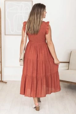 Budget 😍 Pink Lily Turn Of Events Ginger Tiered Midi 👗 Dress 🎁 -Cheap dresses Store 184762 8 650x