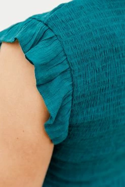 Best Pirce 🥰 Pink Lily Turn Of Events Teal Tiered Midi 👗 Dress 😍 -Cheap dresses Store 184764 turnofeventsturqoise 183196 indie 180352 findadirection 4 650x