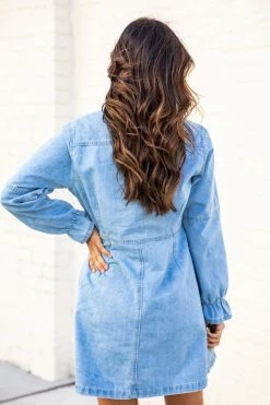 Deals 😀 Pink Lily Soothes My Soul Chambray Collared Mini 👗 Dress 👏 -Cheap dresses Store 184862 soothesmysoul 9 650x