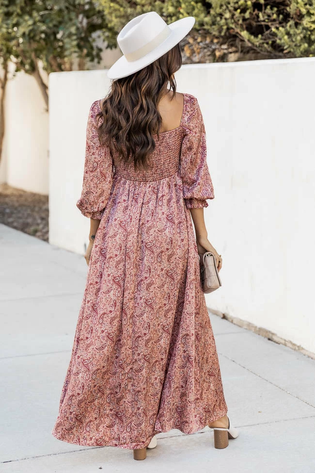Best reviews of π Pink Lily May I Have This Dance Pink Satin Paisley Print Maxi π Dress FINAL SALE π 6 Best reviews of π Pink Lily May I Have This Dance Pink Satin Paisley Print Maxi π Dress FINAL SALE π - Image 6
