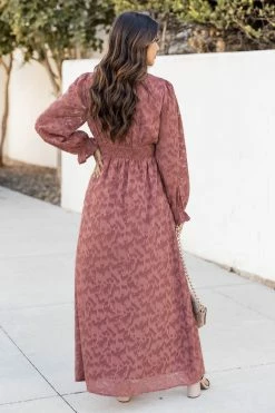 Coupon 😀 Pink Lily Elevated Love Mauve Textured Maxi 👗 Dress FINAL SALE 🌟 -Cheap dresses Store 184954 elevatedlove 179504 andiwhite 5 650x