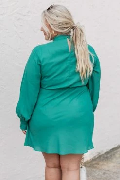 Best Sale ✔️ Pink Lily So Into You Green Keyhole Mini 👗 Dress 😉 -Cheap dresses Store 184968 1 650x