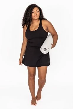 Wholesale 💯 Pink Lily Hit The Ground Running Black Active 👗 Dress With Shorts FINAL SALE 🥰 -Cheap dresses Store 185096 15 650x