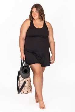 Wholesale 💯 Pink Lily Hit The Ground Running Black Active 👗 Dress With Shorts FINAL SALE 🥰 -Cheap dresses Store 185096 2 650x