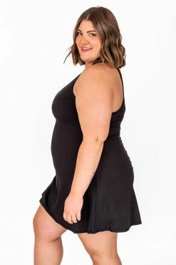 Wholesale 💯 Pink Lily Hit The Ground Running Black Active 👗 Dress With Shorts FINAL SALE 🥰 -Cheap dresses Store 185096 7 650x