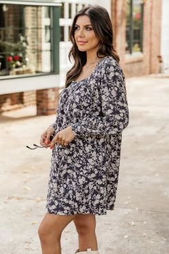 Deals ⌛ Pink Lily Romantic History Charcoal Floral Mini 👗 Dress 🥰 -Cheap dresses Store 185168 NEWfloraldress 184984 NEWcowboystone 185158 NEWsuedemoto 8 650x