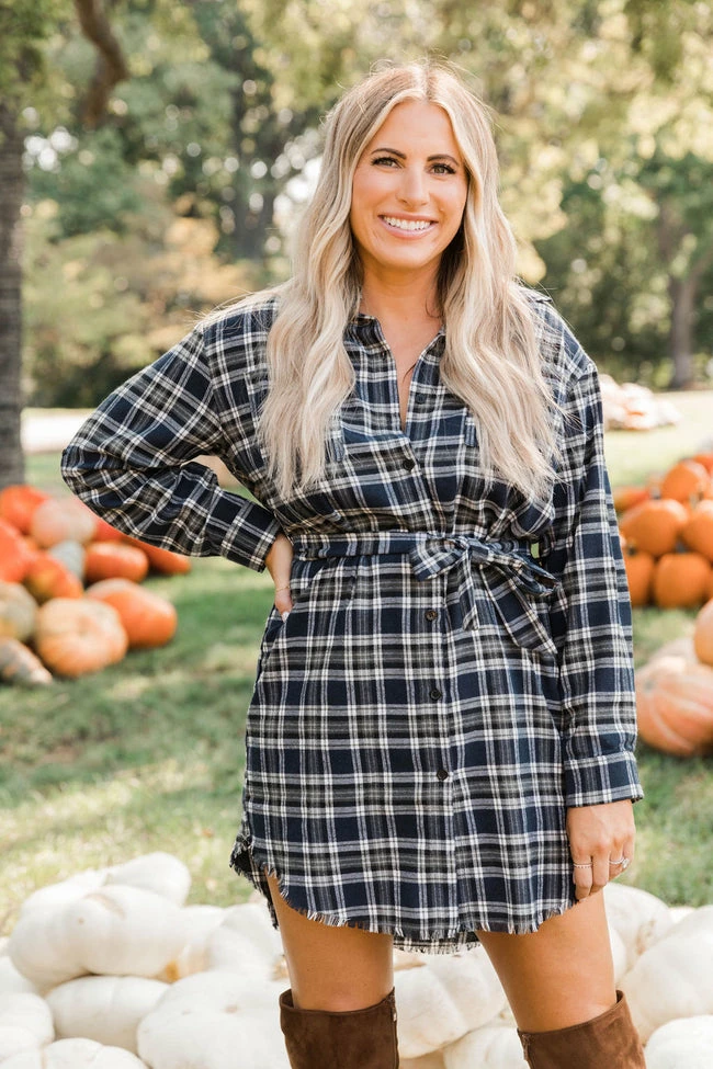 Best reviews of π€© Hortwin Navy Plaid π Shirt π Dress - Krista X Pink Lily π₯ 2 Best reviews of π€© Hortwin Navy Plaid π Shirt π Dress - Krista X Pink Lily π₯ - Image 2
