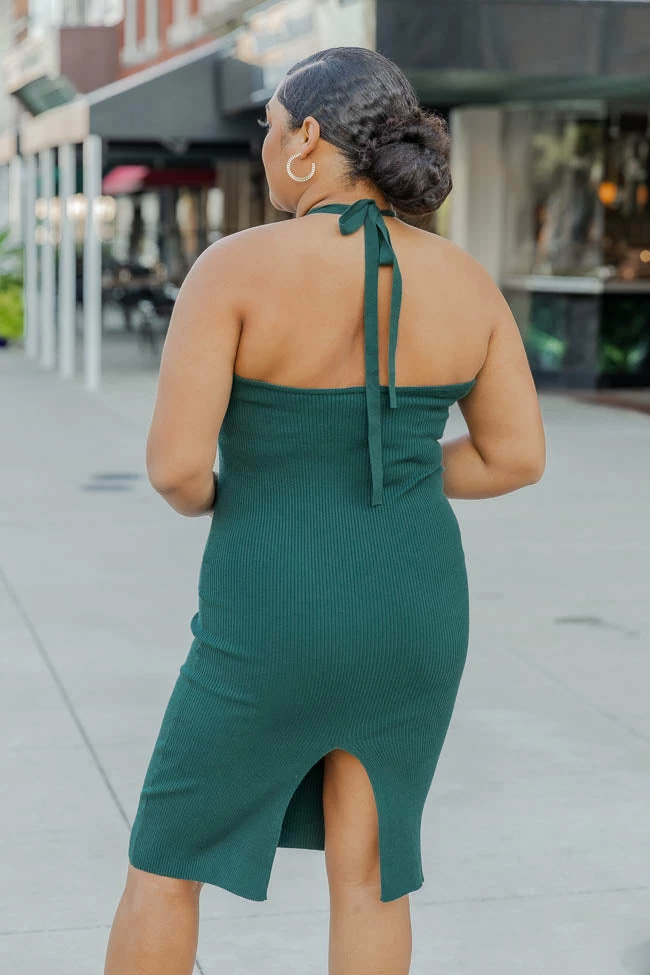 Brand new π Pink Lily On The List Emerald Halter Ribbed Midi Bodycon π Dress β¨ 11 Brand new π Pink Lily On The List Emerald Halter Ribbed Midi Bodycon π Dress β¨ - Image 11