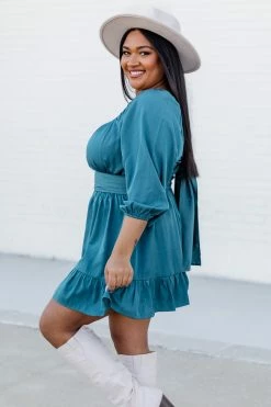 Top 10 β Pink Lily Sweeter With Time Teal Balloon Sleeve π Dress π 20 Top 10 β Pink Lily Sweeter With Time Teal Balloon Sleeve π Dress π -Cheap dresses Store 185324 6 650x