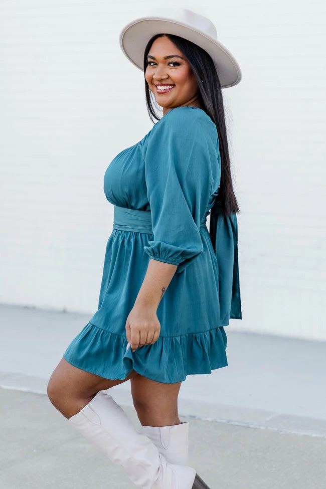 Top 10 β Pink Lily Sweeter With Time Teal Balloon Sleeve π Dress π 10 Top 10 β Pink Lily Sweeter With Time Teal Balloon Sleeve π Dress π - Image 10