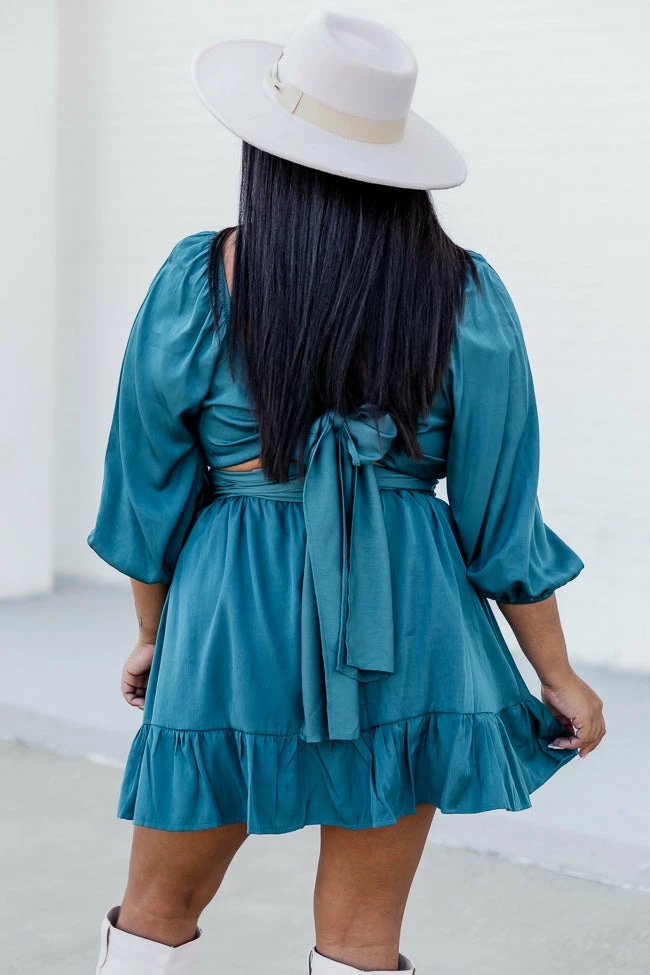 Top 10 β Pink Lily Sweeter With Time Teal Balloon Sleeve π Dress π 11 Top 10 β Pink Lily Sweeter With Time Teal Balloon Sleeve π Dress π - Image 11