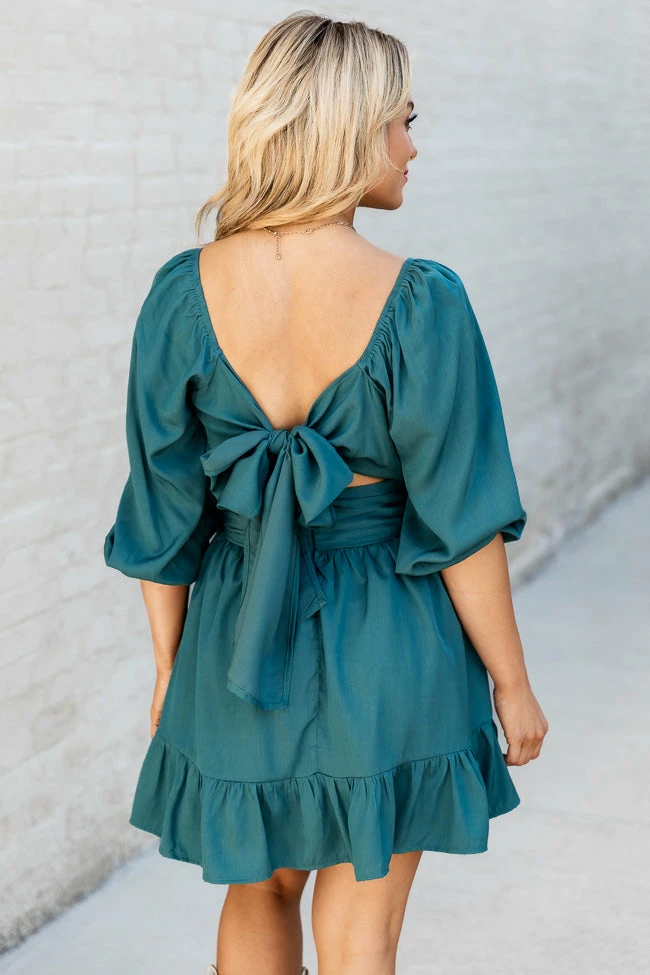 Top 10 β Pink Lily Sweeter With Time Teal Balloon Sleeve π Dress π 6 Top 10 β Pink Lily Sweeter With Time Teal Balloon Sleeve π Dress π - Image 6