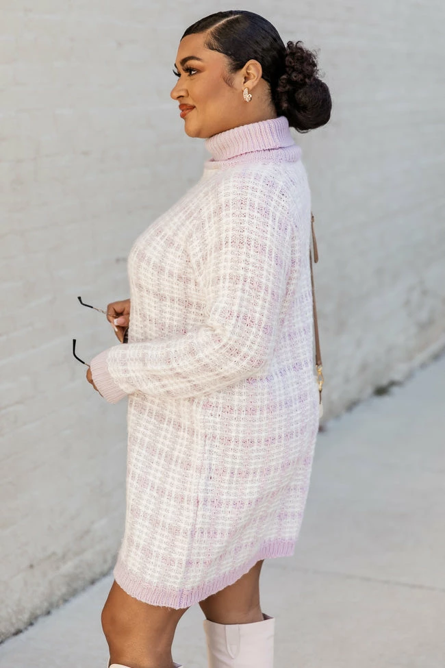 Flash Sale π Pink Lily Pep In Your Step Purple Weave Detail Sweater π Dress βοΈ 3 Flash Sale π Pink Lily Pep In Your Step Purple Weave Detail Sweater π Dress βοΈ - Image 3