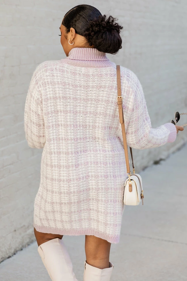 Flash Sale π Pink Lily Pep In Your Step Purple Weave Detail Sweater π Dress βοΈ 4 Flash Sale π Pink Lily Pep In Your Step Purple Weave Detail Sweater π Dress βοΈ - Image 4