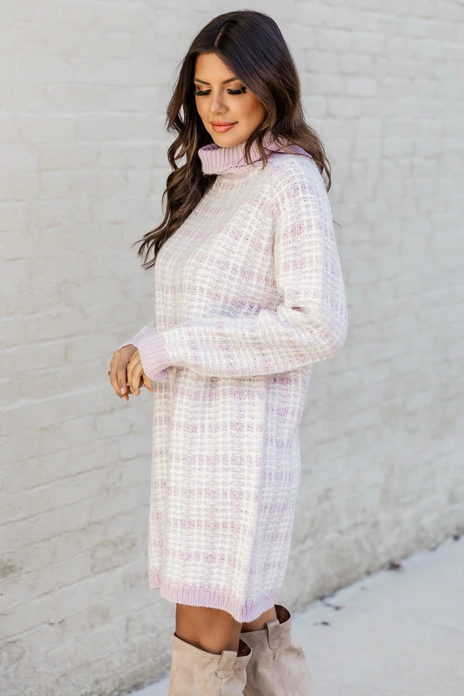 Flash Sale π Pink Lily Pep In Your Step Purple Weave Detail Sweater π Dress βοΈ 7 Flash Sale π Pink Lily Pep In Your Step Purple Weave Detail Sweater π Dress βοΈ - Image 7