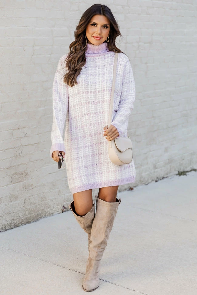 Flash Sale π Pink Lily Pep In Your Step Purple Weave Detail Sweater π Dress βοΈ 5 Flash Sale π Pink Lily Pep In Your Step Purple Weave Detail Sweater π Dress βοΈ - Image 5