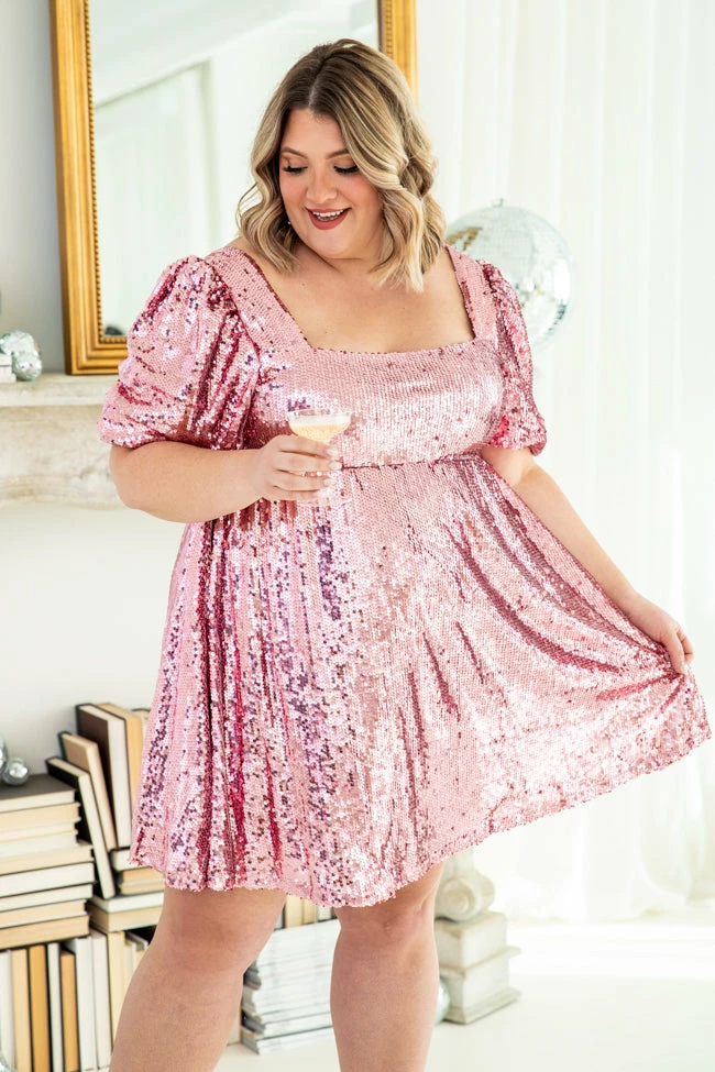 Promo π₯° Pink Lily The Anti-Hero Pink Square Neck Babydoll π Dress π€© 2 Promo π₯° Pink Lily The Anti-Hero Pink Square Neck Babydoll π Dress π€© - Image 2