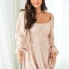 Buy 🤩 Pink Lily We Can't Have Nice Things Rose Gold Sequin Mini 👗 Dress 😀