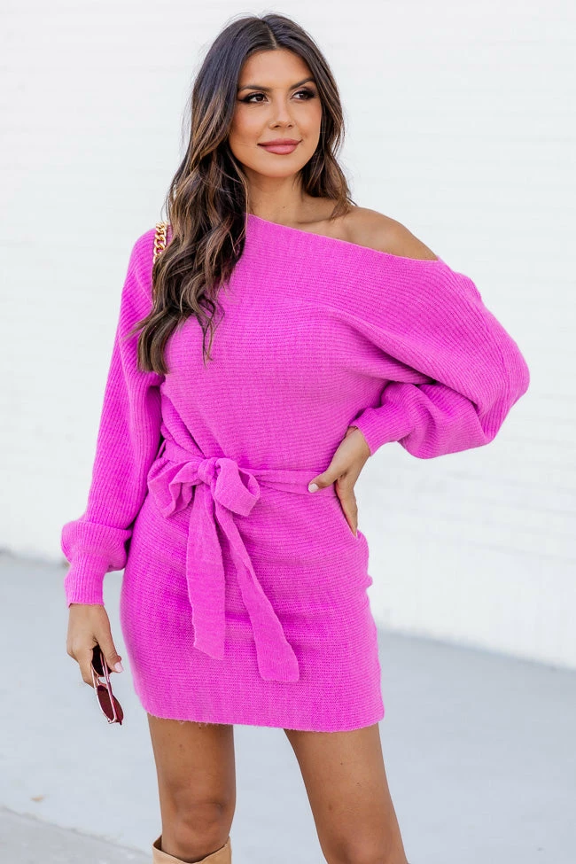 Cheapest 🧨 Pink Lily Creating Memories Pink Sweater 👗 Dress 🎁