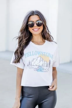 Outlet π Pink Lily Yellowstone Bone Cropped Graphic Tee π₯° 8 Outlet π Pink Lily Yellowstone Bone Cropped Graphic Tee π₯° -Cheap dresses Store 187754 6 650x