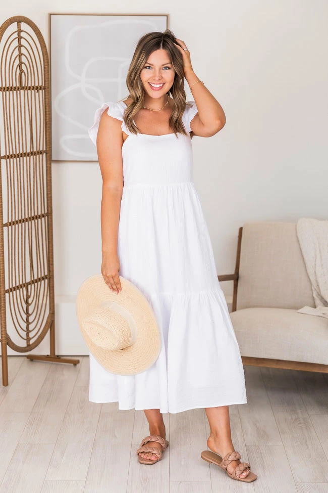 New π CAITLIN COVINGTON X PINK LILY Kennedy Ivory Bow Back Midi π Dress FINAL SALE β 8 New π CAITLIN COVINGTON X PINK LILY Kennedy Ivory Bow Back Midi π Dress FINAL SALE β - Image 8