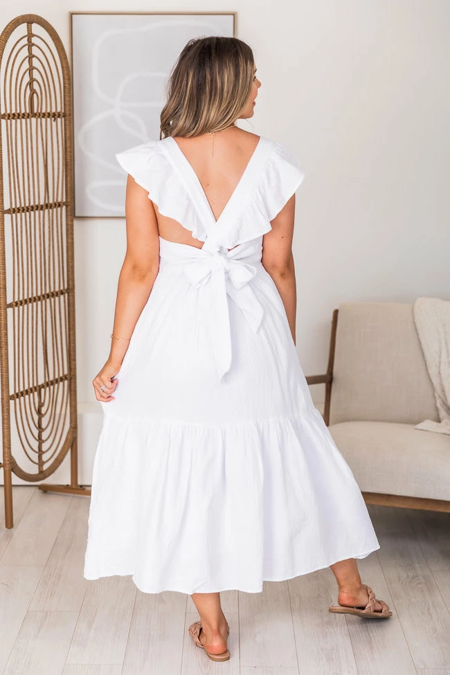 New π CAITLIN COVINGTON X PINK LILY Kennedy Ivory Bow Back Midi π Dress FINAL SALE β 11 New π CAITLIN COVINGTON X PINK LILY Kennedy Ivory Bow Back Midi π Dress FINAL SALE β - Image 11