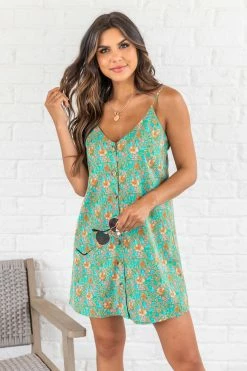 Discount 🤩 Pink Lily Garden Oasis Floral Green 👗 Dress FINAL SALE 👏 -Cheap dresses Store 1K0A1411 acd913e5 4158 4560 965d 077770fc5d9d 650x