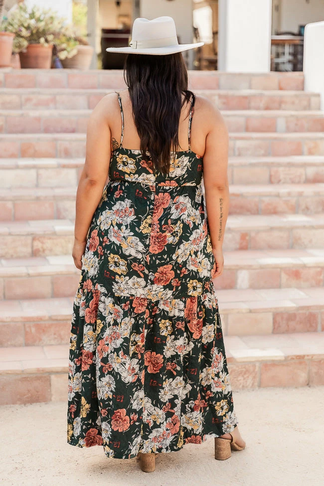 New β Pink Lily Bring Me To Life Green Lace Trim Floral Maxi π Dress FINAL SALE β 6 New β Pink Lily Bring Me To Life Green Lace Trim Floral Maxi π Dress FINAL SALE β - Image 6